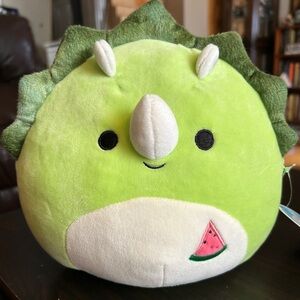 Tristan Triceratops Squishmallow NWT
